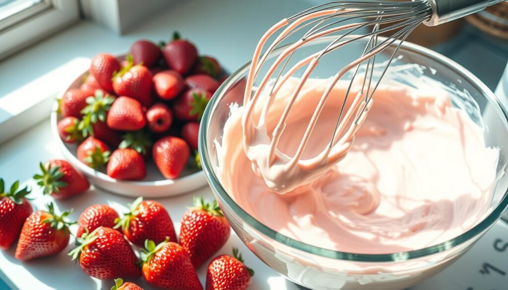 Fresh Strawberry Cake Filling Preparation Fresh Strawberry Cake Filling Preparation