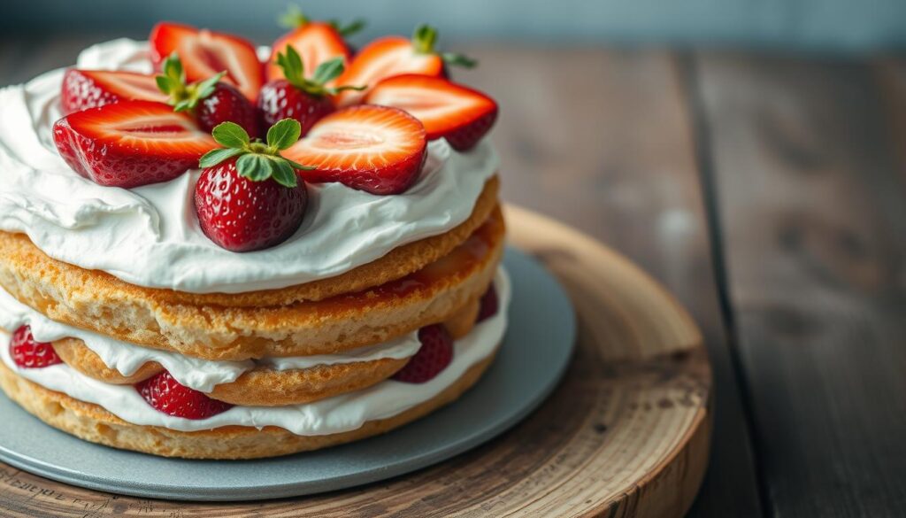 strawberry and cream cake recipe
