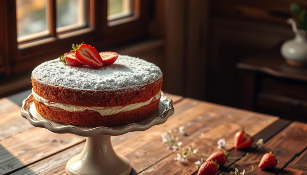 strawberry cream cake recipe